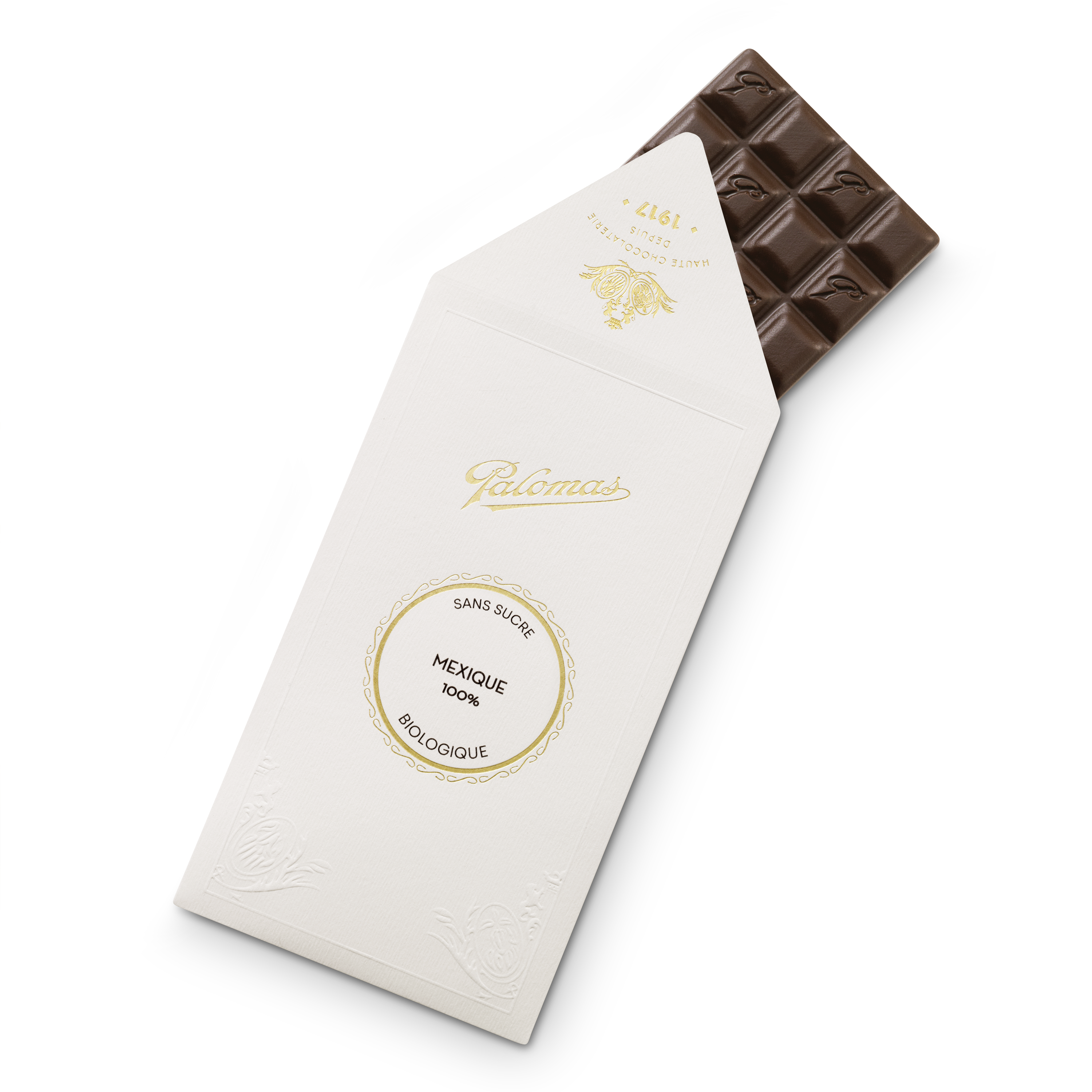 Palomas • Tablette Chocolat Noir 66% origine Mexique 90g