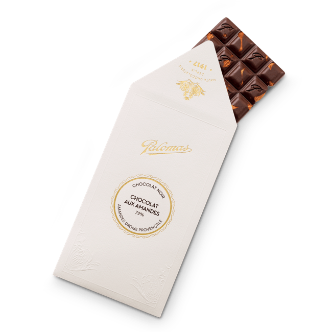 Dark Bar Drôme-Provençale Almond 90g Dark Bar Drôme-Provençale Almond 90g