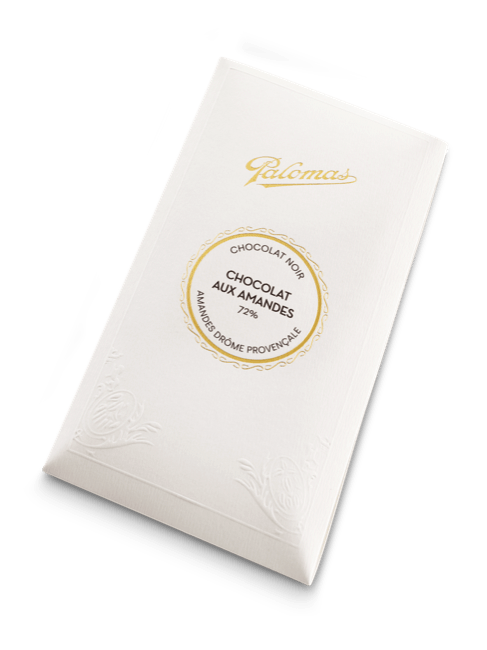 Dark Bar Drôme-Provençale Almond 90g Dark Bar Drôme-Provençale Almond 90g