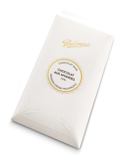 Tablette Noir Amandes de la Drôme 90g