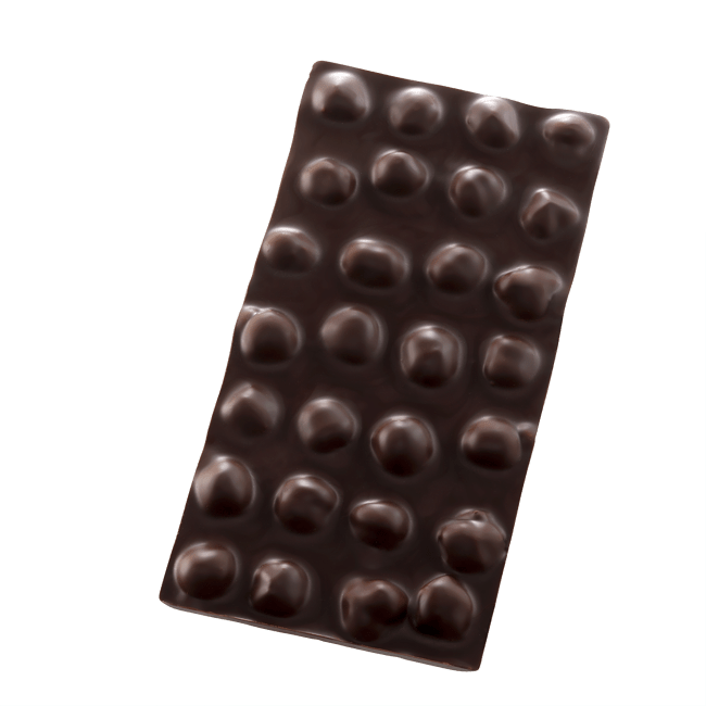 Tablette Noir Noisettes du Piémont 90g Tablette Noir Noisettes du Piémont 90g