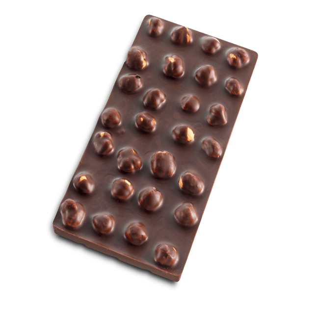 Tablette Noir Noisettes du Piémont 90g