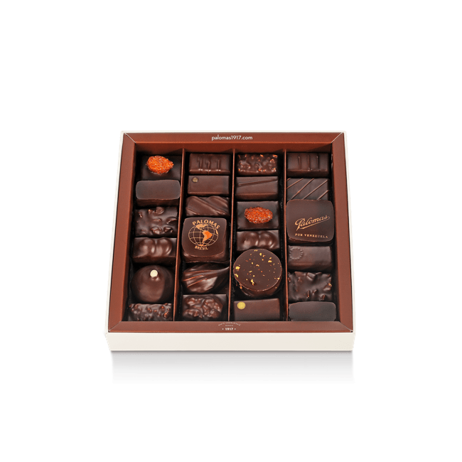 Coffret 24 chocolats haut de gamme