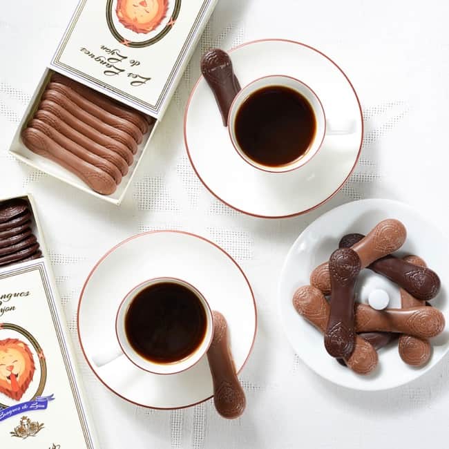 Langues de Lyon® Dark Box of 150g Langues de Lyon® Dark Box of 150g