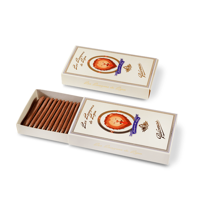Langues de Lyon® Milk Box of 150g Langues de Lyon® Milk Box of 150g