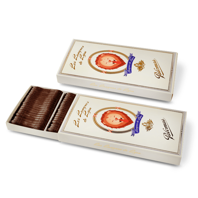 Langues de Lyon® Dark Box of 360g Langues de Lyon® Dark Box of 360g
