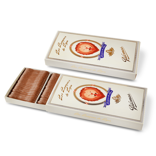 Langues de Lyon® Lait Coffret de 375g Langues de Lyon® Lait Coffret de 375g