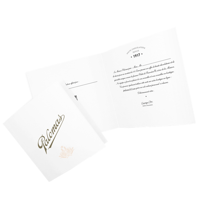 Carte Cadeau 100€ 1 carte Carte Cadeau 100€ 1 carte