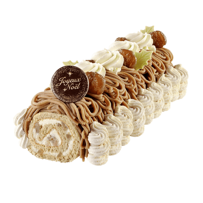 Bûche Mont Blanc 4 à 5 Convives