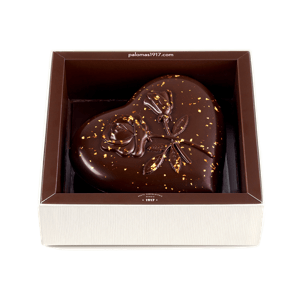Palomas Gianduja Dark Chocolate Heart Coffret
