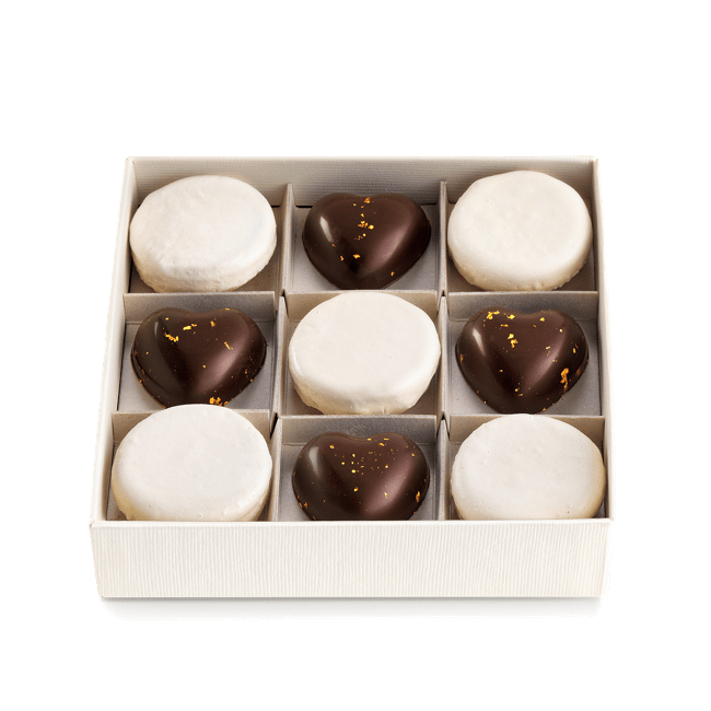 Coffret pralinés chocolat noir - 18 pièces