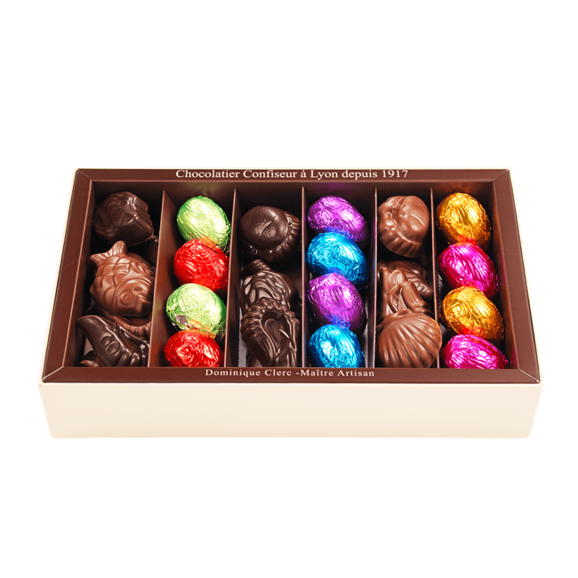 Assortment of Easter Eggs & Chocolates Box of 30 pieces Assortment of Easter Eggs & Chocolates Box of 30 pieces