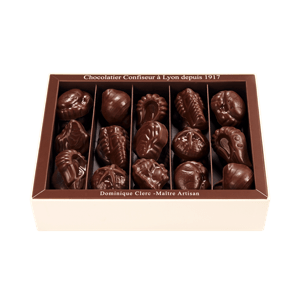 Palomas Fritures Fourrées Chocolat. Noir Coffret de 30 Pièces