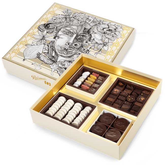 Coffret 20 bonbons de chocolat de Noël