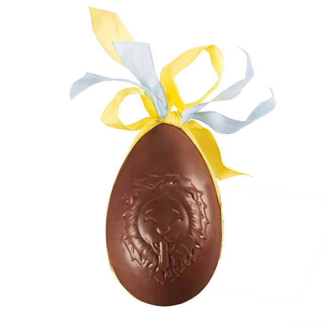 Easter Egg Lion de Lyon, Milk 15cm Easter Egg Lion de Lyon, Milk 15cm