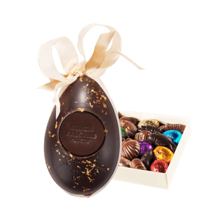 Palomas Easter Egg Délicia, Dark 15cm, Side Filling