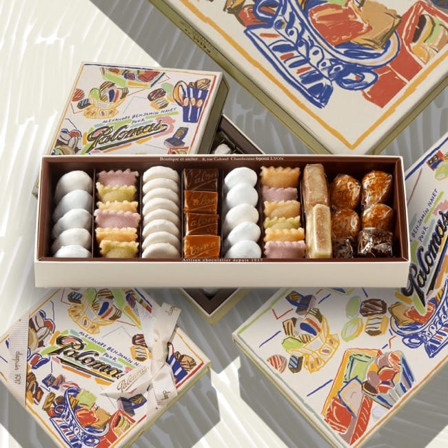 Assortment of Confectioneries Alexandre Benjamin Navet Box of 52 Pieces