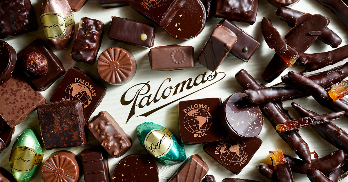 Palomas • Coeur garni de Bonbons Chocolat Saint Valentin 175g