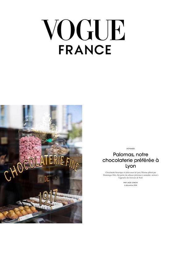 Vogue - Palomas, notre chocolaterie préférée à Lyon