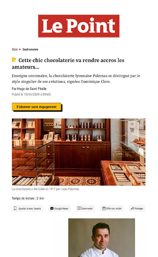 Le Point - Cette chic chocolaterie va rendre accros les amateurs…