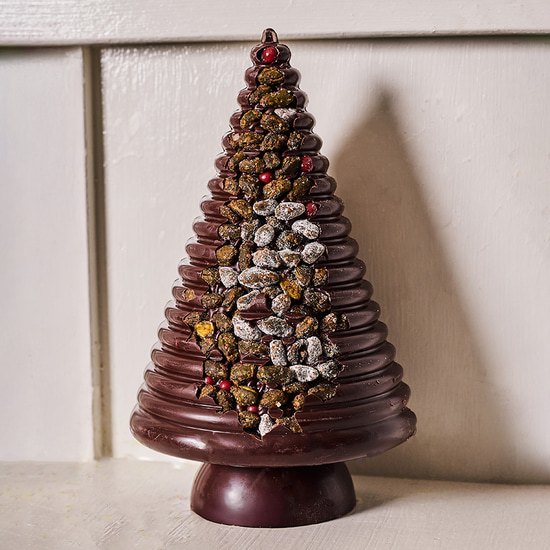 Christmas Tree Incrustation, Dark Pistachios 18cm - 350g