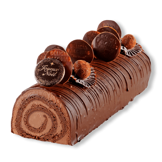 Bûche Classique Délicia 7 à 8 Convives Bûche Classique Délicia 7 à 8 Convives