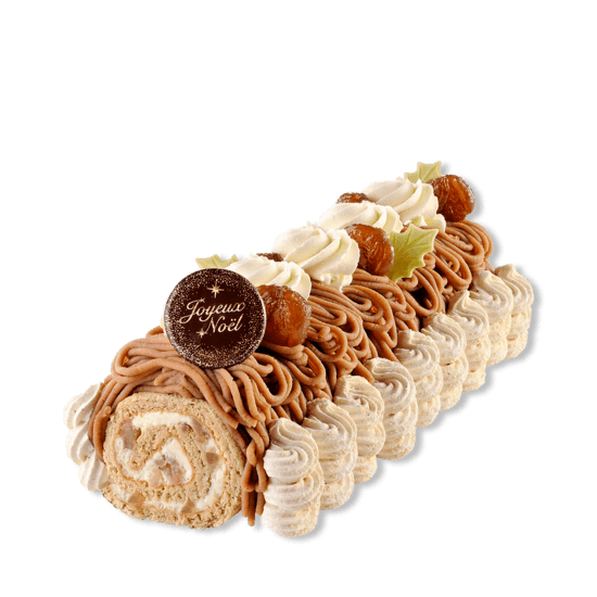 Bûche Mont Blanc 4 à 5 Convives Bûche Mont Blanc 4 à 5 Convives